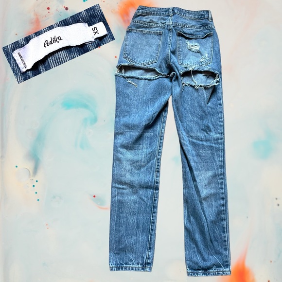 Adika Ripped Jeans XS 🆓 - Picture 2 of 6
